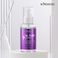 KORMESIC Private Label OEM 100ml Botuxi Minyak Rambut Berinfus Keratin Perawatan dan Perbaikan Rambut Rusak Minyak Esensial Perawatan Rambut HALAL Alami