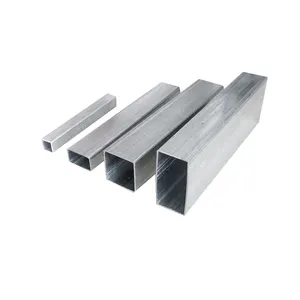 Galvanized 19x19mm Welded 100 X 100 Square Steel Tubing Carbon Steel 12 Gauge Square Tube Rectangular Hollow Tubular Steel Pipe