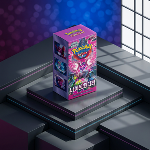 กล่องบูสเตอร์การ์ดสะสม Korean Scarlet Violet Night Wanderer ของแท้ ยังไม่ได้เปิดซีล สำหรับเกมการ์ดสะสม TCG เกมต่อสู้ การ์ดหายาก - Product Image 1