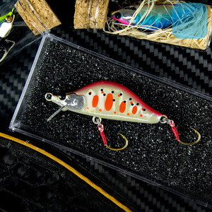 Leurre dur coulant de conception japonaise OEM/ODM pour la pêche en eau douce au bar et à la <span class=keywords><strong>truite</strong></span>, 42mm 4g, mini crankbait - Product Image 1