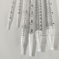 Pipette de Mesure Sérologique Stérile en Polystyrène pour Laboratoire, 1ml, 2ml, 5ml, 10ml, 25ml, 50ml, 100ml, en Plastique, avec Pipette