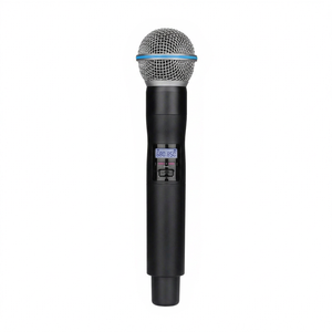 BD-28 True Diversity Dual Channel XLR Wireless Microphone System UHF Handheld Mic Noise Cancelling Digital Desktop 1 Year - Product Image 1