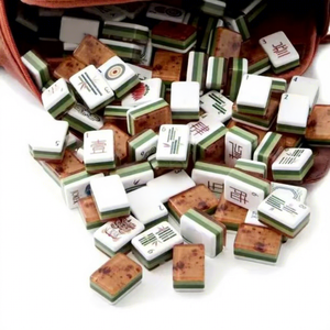 Fichas <span class=keywords><strong>de</strong></span> Mahjong Americanas <span class=keywords><strong>de</strong></span> Acrílico, Estilo Moderno, Calidad Comercial, Ecológicas, para 4 Jugadores, Uso en Campamentos - Product Image 2