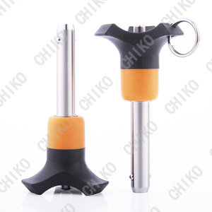 Fábrica de sujetadores de China PA6 Mango de plástico Pin de liberación rápida de precisión Pin de posicionamiento <span class=keywords><strong>BLP</strong></span> Pasador de bloqueo de cabeza esférica - Product Image 2
