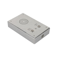 Station d'appel publique encastrée pour banques, métros, écoles, hôpitaux, parcs avec panneau d'interphone en acier inoxydable et fonction d'appel de service