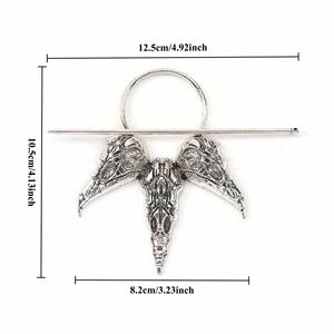 Horquillas para el Cabello con Forma de Garra Vikinga Nórdica, Accesorios, Joyería, Horquilla Vintage con Cabeza de Cuervo para Mujer, Fabricación y Suministro - Product Image 4