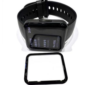 Protecteur d'écran pour xiaomi redmi <span class=keywords><strong>watch</strong></span> 2 <span class=keywords><strong>mi</strong></span> <span class=keywords><strong>watch</strong></span> <span class=keywords><strong>lite</strong></span> PMMA, couverture complète, incurvé, colle, 3D - Product Image 2