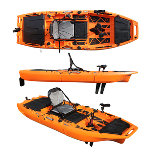 <span class=keywords><strong>Kayak</strong></span> à système de <span class=keywords><strong>propulsion</strong></span> avancé avec aileron, 10 pieds, 1 place, bateau modulaire à pédales, canoë <span class=keywords><strong>électrique</strong></span> en PEHD pour la pêche, portable - Product Image 4