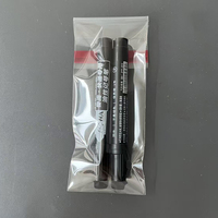Sacs d'emballage transparents autocollants en BOPP de 10*27cm, vente en gros, adaptés pour l'emballage de cartes postales, de marque-pages et de notes autocollantes