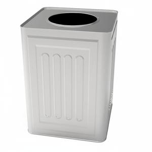 Boîte de conserve carrée 18 lt Boîte à rôtir 232x232mm x H355 mm 19 lt - Product Image 2