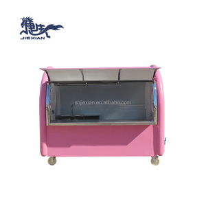 Carrito de Comida de Aluminio JX-FR260WA con Ruedas para Aperitivos, Dulces y Helados, Tipo Remolque Portátil - Product Image 4