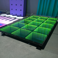 RGBW 15W LED lumières mobiles sol secouant carrelage lumières pour scène tremblant piste de danse printemps piste de danse