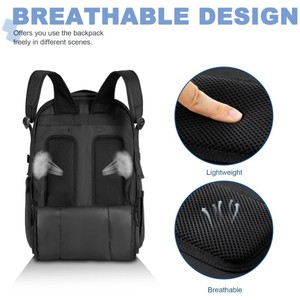 Custom Luxury Travel Bags 17 Inch Laptop Backpack With <strong>Wheels</strong> and Pull Rod Polyester Waterproof Rolling Suitable Men Luggage Bag - Product Image 5