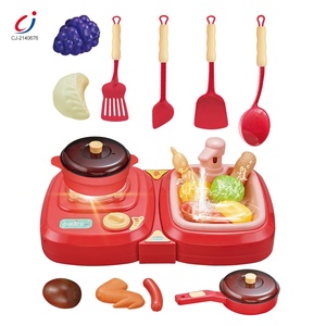 Chengji bambini <span class=keywords><strong>mini</strong></span> giochi di imitazione set da cucina giocattoli educativi in plastica <span class=keywords><strong>mini</strong></span> set da cucina giocattolo con rubinetto di circolazione e spray - Product Image 1