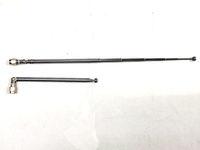 Antena de Radio FM Telescópica de Aluminio con Conector -M/BNC, 6 Secciones, 490 mm de Longitud Extensible
