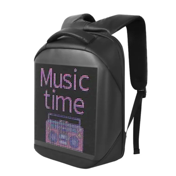 Wholesale Adult Waterproof RGB Full Color App-Controllable Backpack Programmable LED Display Screen Kids Advertising Equipment