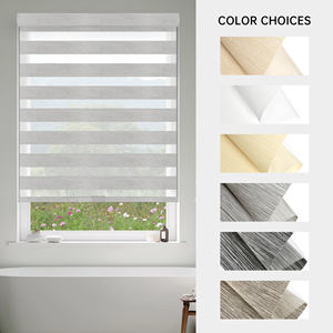SAMADHI Cordless Zebra Blinds Dual Layer Day/Night Shades Zebra Blinds - Product Image 3