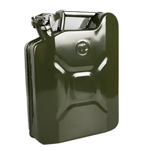 Hot Sales Steel Gasoline Fuel Tank Petrol Jerrycan 20 Liter 5 Gallon Gal Oil Jerry Can