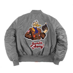 Inverno Vintage Oversize Bread Jacket Loose Hip Hop <span class=keywords><strong>Airline</strong></span> <span class=keywords><strong>Pilot</strong></span> Jacket Homens Mulheres - Product Image 2