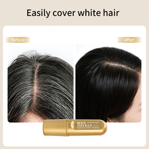 Crème de Couverture Temporaire en Gros pour Cheveux Blancs et Gris, Sans Ammoniaque, à Base de Plantes, Qualité Cosmétique, pour Retouche des Racines Noires - Product Image 4