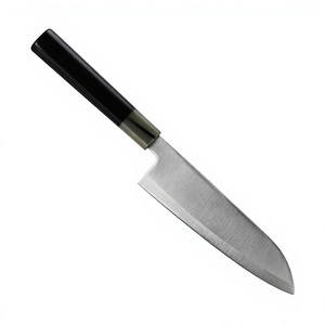 Couteau de chef japonais 8-9,9 pouces en acier inoxydable, forgé à la main, finition brossée, manche en résine, couteau de cuisine pour droitier - Product Image 4