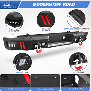 Hight Chất Lượng OEM Xe Bán Tải Phía Trước Bumper Và Phía Sau Bumper Thép Bumper Bar Phù Hợp Với 2015-2019 Chevy Silverado 2500 3500 Xe Bán Tải - Product Image 3