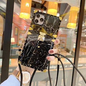 אופנה מסמרת בלינג גליטר שרוך טלפון מקרה עבור סמסונג A71 A51 A41 A12 A10 A30 A50 A70 A10S M30S J4 j6Plus בחזרה מקרה - Product Image 2
