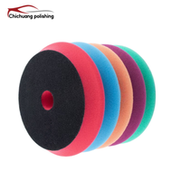 Éponge de polissage pour voiture de 3/5/6 pouces en forme de roue, tampon de polissage en mousse pour le detailing automobile avec support M14