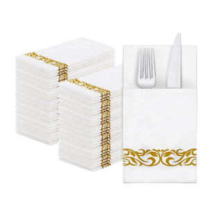 ผ้าเช็ดปากสีขาวแบบใช้แล้วทิ้งสำหรับงานปาร์ตี้หรืองานแต่งงาน - Product Image 1