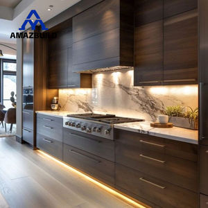 Accesorios para Muebles de Cocina Personalizados AMAZBUILD, Isla de Cocina Flotante, Diseño Moderno, Crea <span class=keywords><strong>Tu</strong></span> Propio Mueble, Encimera de Cuarzo - Product Image 4