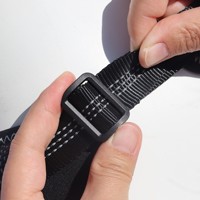 HIPHOPPET Harnais de Genouillère Ajustable en Nylon pour Chien, Fermeture à Boucle à Libération Rapide, pour la Récupération des Blessures à l'Arrière-Queue, Durable