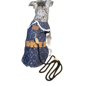 Adorable vêtements pour animaux de compagnie haut de gamme robe de luxe pour chien de compagnie Design classique vêtements pour animaux de compagnie