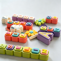 Porte-clés anti-stress personnalisé en PLA imprimé en 3D avec lettres et symboles personnalisables
