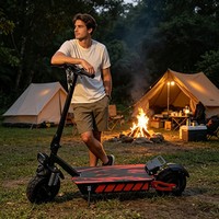 Katlanabilir Arazi Elektrikli Scooter Yetişkin Çift Motorlu 2 Tekerlekli Şişman Lastikli Elektrikli Scooter Yüksek Hızlı Uzun Menzilli E-Scooter
