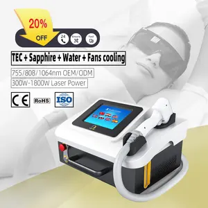 high laser power Big spot size sapphire handle permanent hair removal machine diode laser