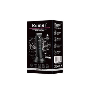 Kemei KM-1838 USB Base multifunzionale per rimozione dei capelli lama in ceramica per tutto il corpo rasatura e rifilatura <span class=keywords><strong>basette</strong></span> per uso domestico - Product Image 3