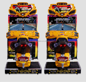 Máquina de arcade <span class=keywords><strong>en</strong></span> línea con monedas, simulador de entrenamiento de conducción de coche, cabina de carreras, otros productos de parque de atracciones - Product Image 4