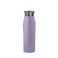 Bouteille d'hydratation en titane 500 ml, bouteille thermique isolée sous vide avec bouchon à vis, performance thermique de 6 heures, légère et portable