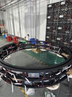 Écran LED circulaire, écran LED flexible, écran LED de forme irrégulière
