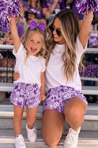 Shorts Deportivos Sublimados Personalizados de Cintura Alta para Niños y Adultos, Shorts Deportivos con Estampado Completo - Product Image 3