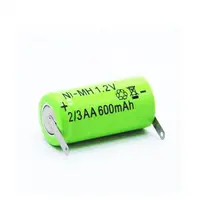 Rechargeable Ni-Mh Battery, 1.2V, 2.4V, 3.6V, 4.8V, 200 MAh