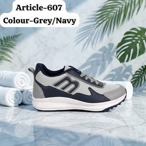 Chaussures de course en mesh respirant pour hommes, baskets à lacets, chaussures de marche décontractées à bout rond, chaussures de sport avec logo personnalisé, mesh respirant - Product Image 6