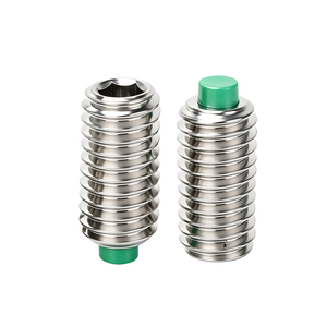 Anglo-American 304 stainless steel screw fasteners wear-resistant green <b>rubber</b> nylon <b>rubber</b> head to protect the workpiece OEM - Product Image 1
