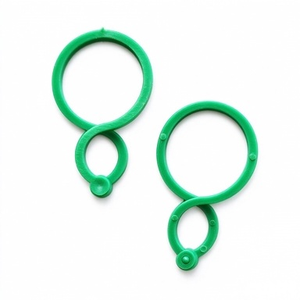 Clips de fixation en plastique en forme de 8 pour plantes, réutilisables, pour treillis de jardin, support pour tiges de tomates, concombres et fleurs - Product Image 1