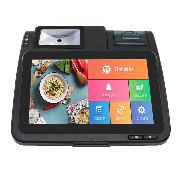 Android 11 Tablet POS with Thermal Printer and QR Scanner All in One Tablet POS System