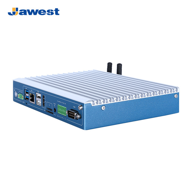 Energy Efficient Low Power Industrial Android 12 Mini PC Computer RK3568 4GB DDR4 64GB ROM Canbus GPIO RS232 RS485 2 LAN Fanless