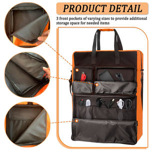 Sac de panneau solaire utilitaire rembourré sac de transport Portable à Double couche pour étui de transport de voyage solaire pour Jackery <span class=keywords><strong>SolarSaga</strong></span> - Product Image 5