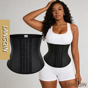 LANGQIN Gaine amincissante et sculptante pour femme, grande taille, respirante, écologique, avec contrôle du ventre, pour la récupération post-grossesse - Product Image 1
