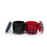 FENGJUN Vente en gros de pots de conservation en verre, pot à bonbons en verre, récipient à sucre en verre avec couvercle en verre