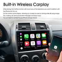 8 + 128GB GPS Navigation Android 13 AI Voice Autoradio pour Toyota Corolla 10 E140 E150 2006-2013 Wireless CarPlay Multimedia Video